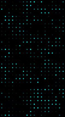 Aydınlık noktalarla soyut bir hareket, karanlık bir arkaplanda büyüleyici bir desen oluşturuyor..