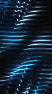 Akan çizgiler, parlak mavi tonlarıyla soyut bir arka planda büyüleyici bir hareket efekti yaratır..