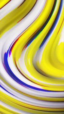 Renklerin ve sıvı şekillerin dinamik girdapları sanatçılık için çekici ve soyut bir arkaplan oluşturur..