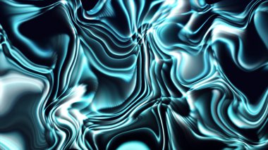 Soyut dalgalı mavi eğimli renk arkaplanı. 4k iş geçmişi