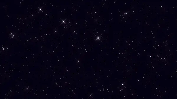 Parıldayan yıldızlı kozmik yıldızlı gökyüzü. Yıldızlı gece, parlayan yıldızlar, gökyüzünde parlayan yıldızlar, karanlık arkaplan animasyonu 4k görüntü