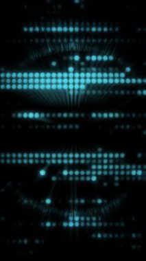 Görseller parlak noktalar ve çizgilerin hareketli bir gösterimini sunar, enerjik ve soyut bir arkaplan yaratır. Telefonlar için dikey duvar kağıtları