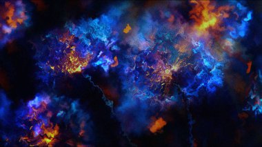 Hareket tasarım çizgileri tahıl etkisiyle sanat. Soyut parlayan karahindiba çiçeği. 