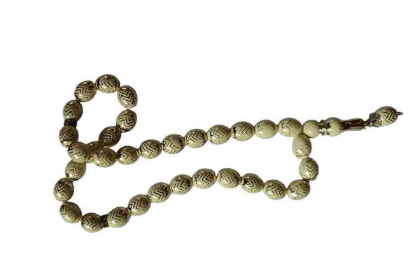 Rosary Isolated White — Stock Photo, Image