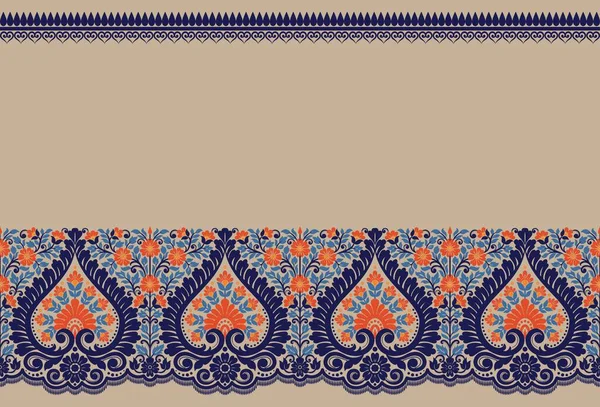 Цветочный Узор Дизайн Фона Бесшовный — стоковый вектор