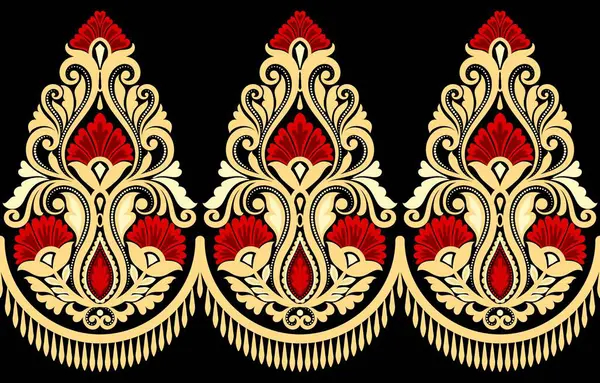 シームレス シームレス パターン 幾何学的なエスニック パターン Ikat カーペット ブティック 印刷織物のためのシームレスなデジタル印刷織物 — ストックベクタ