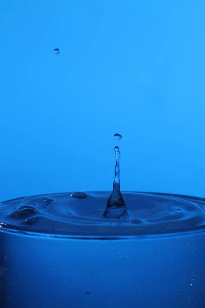 Gota Agua Salpicando — Foto de Stock