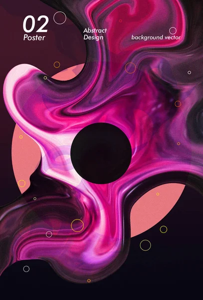 추상적 디자인 스타의 포스터 Liquify Sphere — 스톡 사진