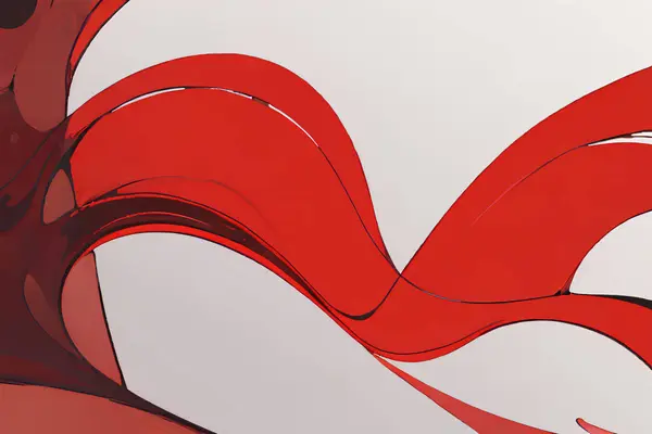 Abstract Kunstpatroon Van Rode Oranje Kleuren Toon Achtergrond Behang Lijn — Stockvector