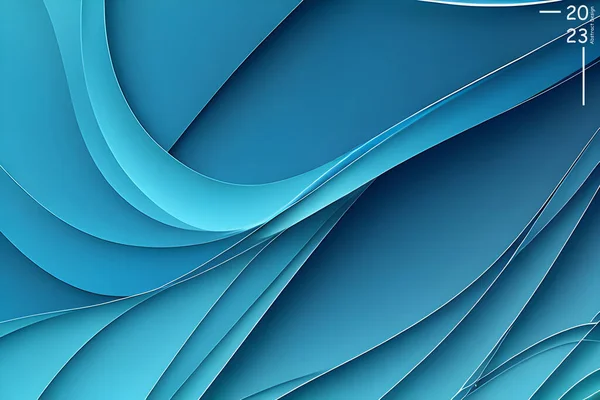 Абстрактный Рисунок Синего Цвета Фоновые Обои Цвета Линий Набор Открыток — стоковый вектор