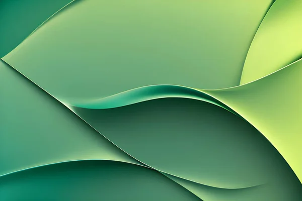 Abstrakte Kunst Muster Von Kühlen Grünen Farben Ton Hintergrund Und — Stockvektor