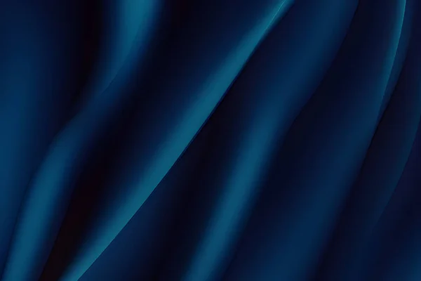 濃い青のトーンの抽象的なアートパターン 背景の壁紙とラインの色 カードとポスターのセット — ストックベクタ