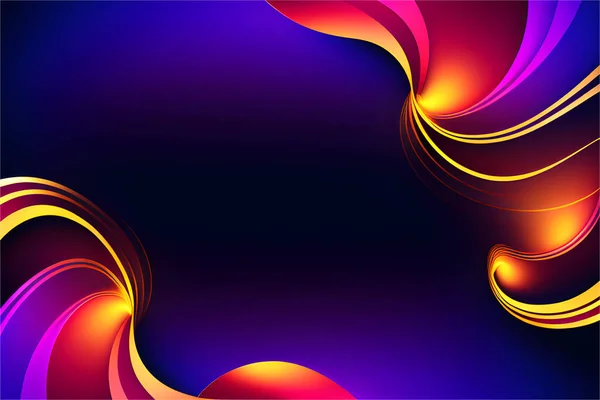 Patrón Arte Abstracto Color Púrpura Dorado Tono Fondo Pantalla Colores — Vector de stock
