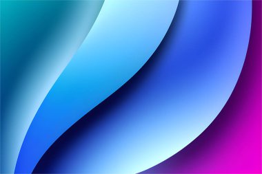 Azul 'un mavi renk tonunun soyut sanat modeli. Arkaplan duvar kağıdı ve çizgi renkleri. Kart ve posterler dizisi.