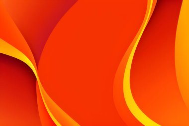 Farklı turuncu tonlarda soyut sanat modelleri. Arkaplan duvar kağıdı ve çizgi renkleri. Kart ve posterler dizisi.