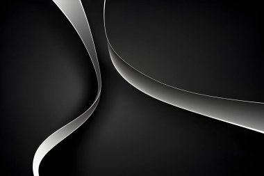 Parlak siyah tonların soyut sanat deseni. Arkaplan duvar kağıdı ve çizgi renkleri. Kart ve posterler dizisi.