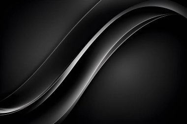 Parlak siyah tonların soyut sanat deseni. Arkaplan duvar kağıdı ve çizgi renkleri. Kart ve posterler dizisi.