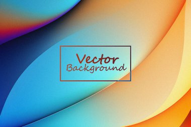 Vektör sanatı soyut turuncu, mavi renk tonu. Satır ve eğrinin arkaplan duvar kağıdı.