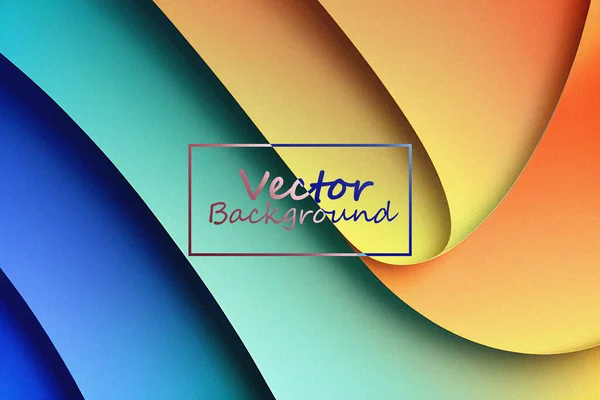 Vector Art Abstract Orange Blue Colors Tone Background Wallpaper Line — Stock Vector