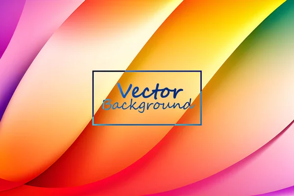 Abstracto Arte Vectorial Tono Colores Rosa Amarillo Fondo Pantalla Línea — Vector de stock