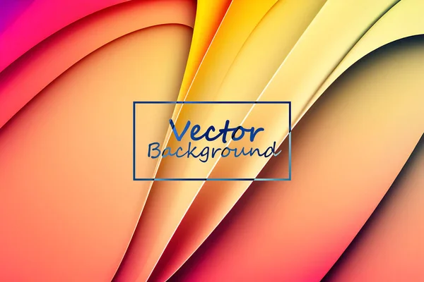 Vektorové Umění Abstraktní Růžové Žluté Barvy Tón Tapeta Pozadí Čáry — Stockový vektor