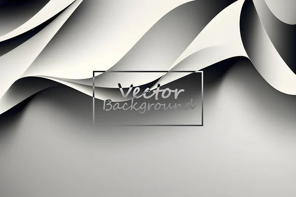 Arte Vectorial Abstracto Plata Tono Colores Grises Fondo Pantalla Línea — Vector de stock