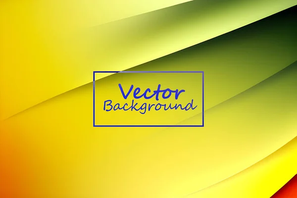 Векторное Искусство Абстрактно Желтого Цвета Фон Обои Линии Кривой — стоковый вектор