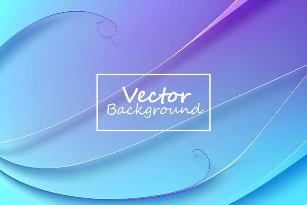 Vektorové Umění Abstraktní Purpurové Modré Barvy Tón Barvy Tapet Čar — Stockový vektor