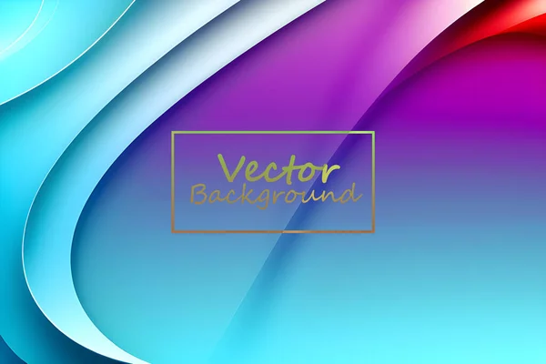 Vector Art Abstract Blue Red Colors Tone Background Wallpaper Line — Stock Vector