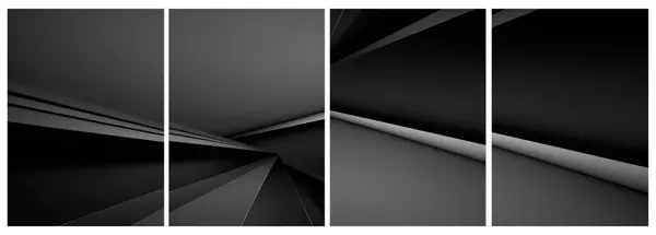 Set Von Hintergrund Vektor Form Glanz Schwarze Farben Ton Hintergrundbild — Stockvektor