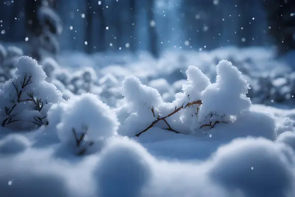 冬の背景雪と霜のセット 背景と壁紙 — ストックベクタ