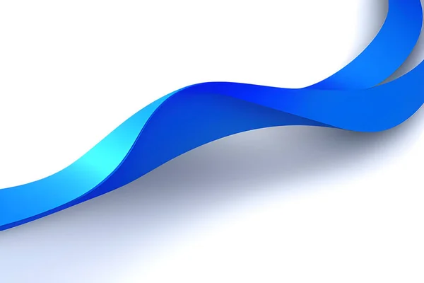 抽象的なブルー幾何学 白い背景に孤立する ベクトルイラスト — ストックベクタ