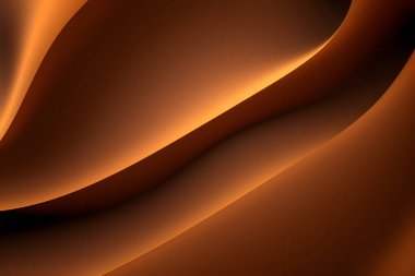 Soyut kahverengi geometrik arkaplan. Dinamik şekiller kompozisyonu. Vektör illüstrasyonu.