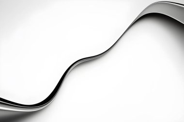 Soyut siyah ve gri geometrik. Beyaz arkaplanda izole et. Vektör illüstrasyonu.