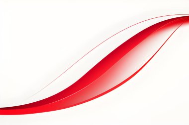 Soyut kırmızı ve mavi geometrik. Beyaz arkaplanda izole et. Vektör illüstrasyonu.