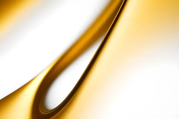 抽象的な金の幾何学 白い背景に孤立する ベクトルイラスト — ストックベクタ
