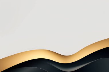 Soyut siyah ve sarı geometrik arkaplan. Dinamik şekiller kompozisyonu. Vektör illüstrasyonu.