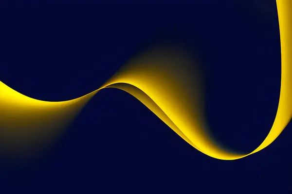Абстрактная Жёлтая Геометрия Изолировать Синем Фоне Векторная Иллюстрация — стоковый вектор