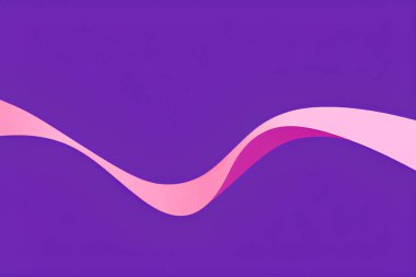 Soyut pembe ve mavi geometrik. Mor arkaplanda izole et. Vektör illüstrasyonu.