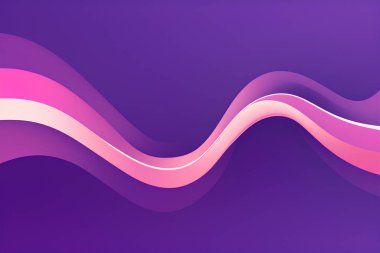 Soyut pembe ve mavi geometrik. Mor arkaplanda izole et. Vektör illüstrasyonu.