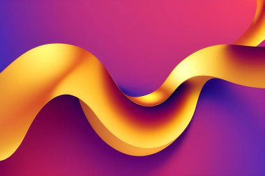 Soyut altın ve pembe geometrik arka plan. Dinamik şekiller kompozisyonu. Vektör illüstrasyonu.