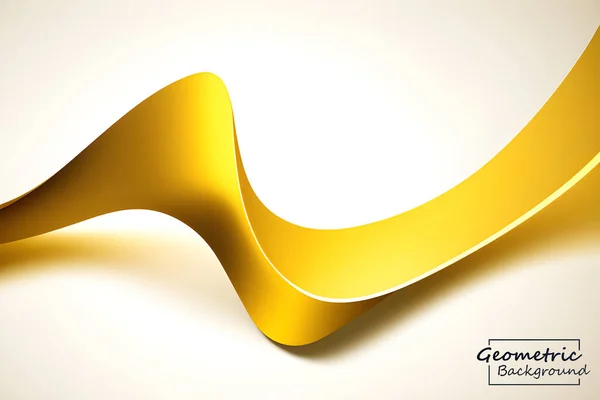 Abstraktes Gold Geometrisch Isoliert Auf Weißem Hintergrund Vektorillustration — Stockvektor