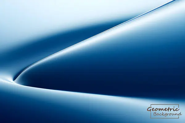 Fundo Geométrico Azul Prata Abstrato Composição Formas Dinâmicas Ilustração Vetorial —  Vetores de Stock