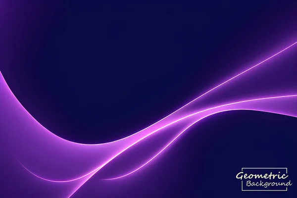 Abstraktes Licht Violetten Geometrischen Hintergrund Dynamische Formenkomposition Vektorillustration — Stockvektor