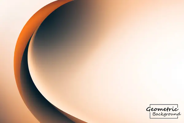 Abstrakt Orange Mix Geometrisk Bakgrund Dynamiska Former Sammansättning Vektorillustration — Stock vektor
