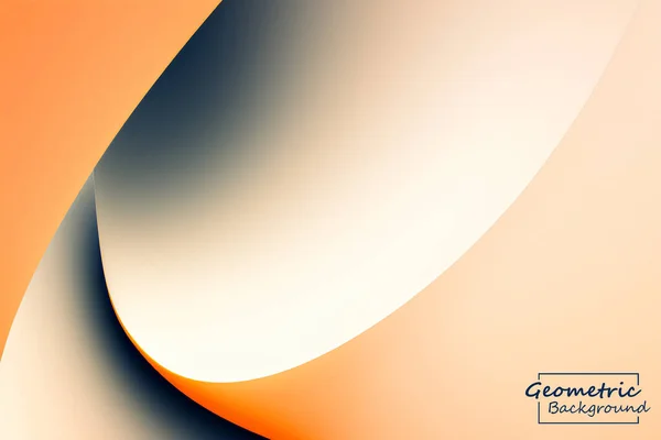 Abstrakte Orange Mischung Geometrischen Hintergrund Dynamische Formenkomposition Vektorillustration — Stockvektor