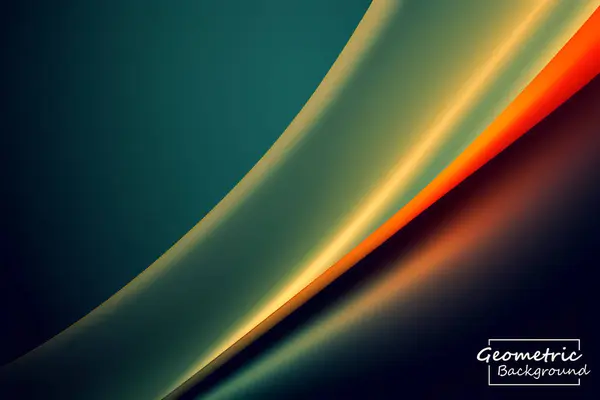 Αφηρημένο Σκούρο Πορτοκαλί Γεωμετρικό Φόντο Δυναμική Σύνθεση Σχημάτων Εικονογράφηση Διανύσματος — Διανυσματικό Αρχείο