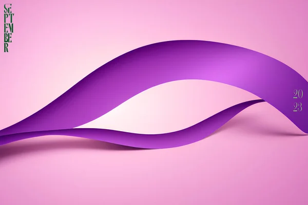摘要紫色几何 在粉色背景上分离 矢量说明 — 图库矢量图片