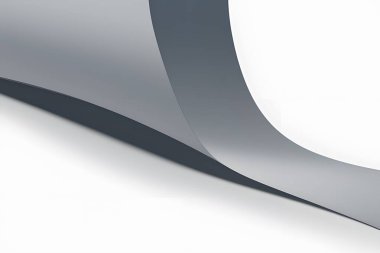 Soyut vektör dalgalı çizgiler düz eğri gri gradyan renk konsepti lüks, teknoloji, modern.