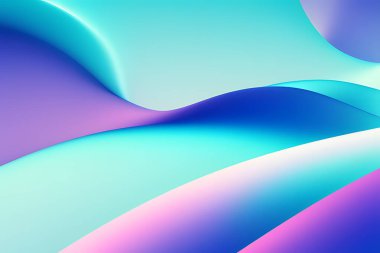 Mavi renk gradyan arka plan tasarımını karıştır. Sıvı şekilli soyut geometrik arkaplan. Vektör illüstrasyonu.